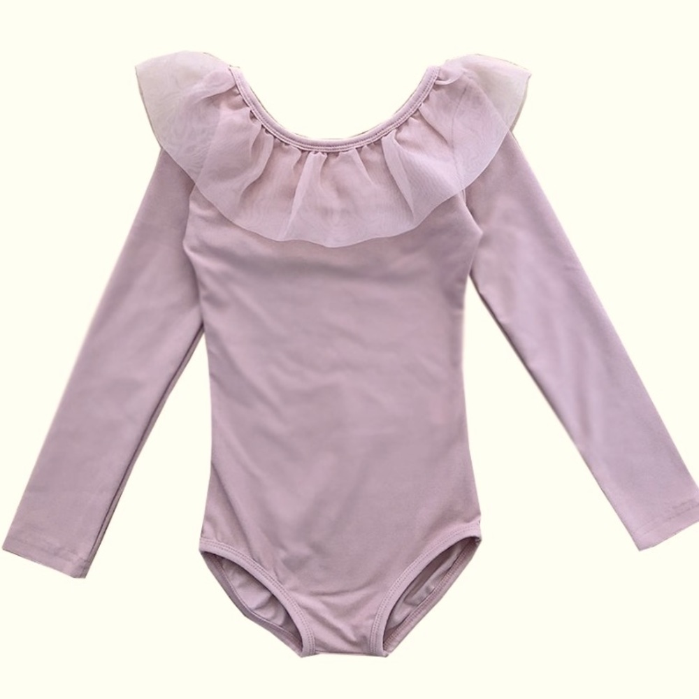 NWT Super soft bodysuit with ruffle - baby pink